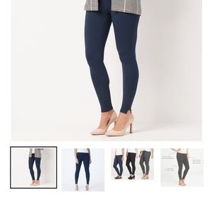 NWOT Spanx Ankle Length Ponte Hem Slit Leggings